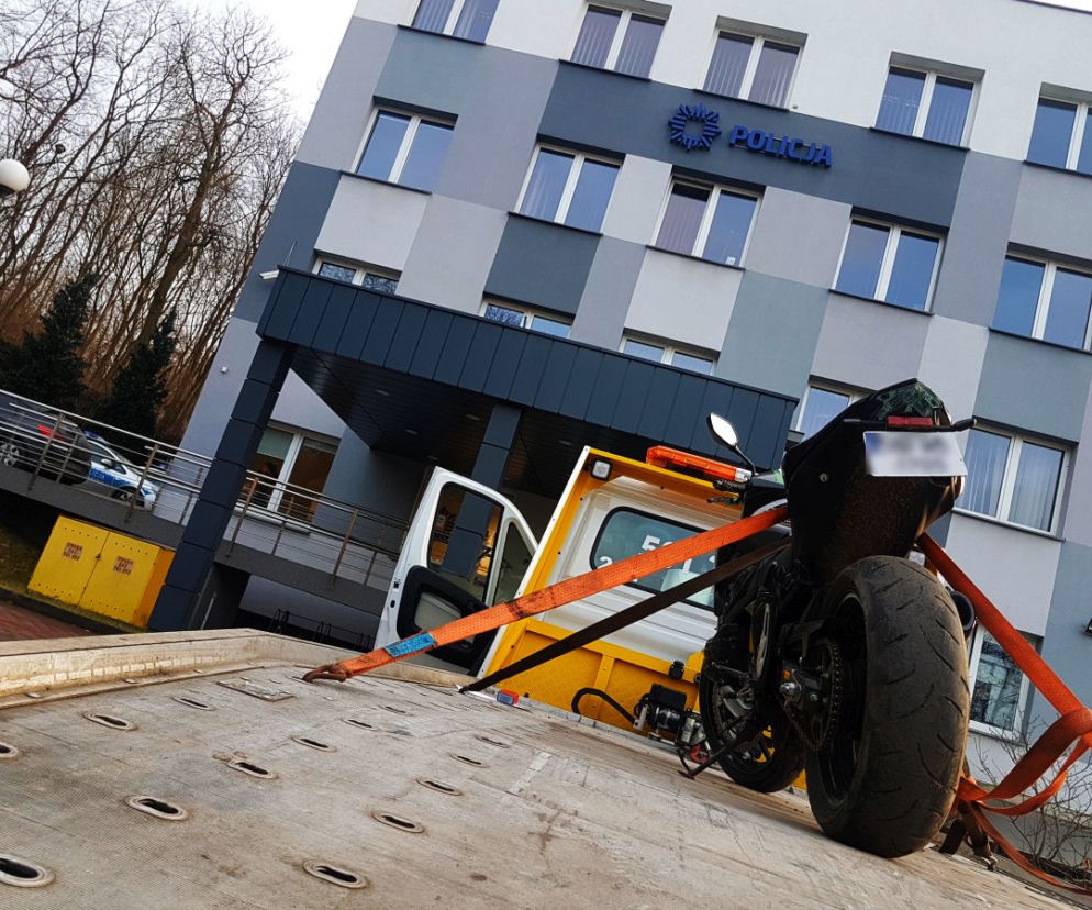 Pościg za kradzionym motocyklem