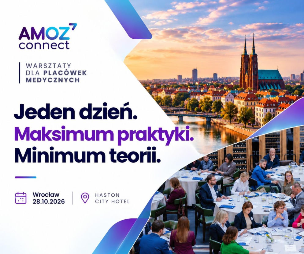 Grafika AMOZ Connect. Na miniaturach Wrocław i uczestnicy warsztatów. O wydarzeniu dla managerów przeczytasz na PZ.