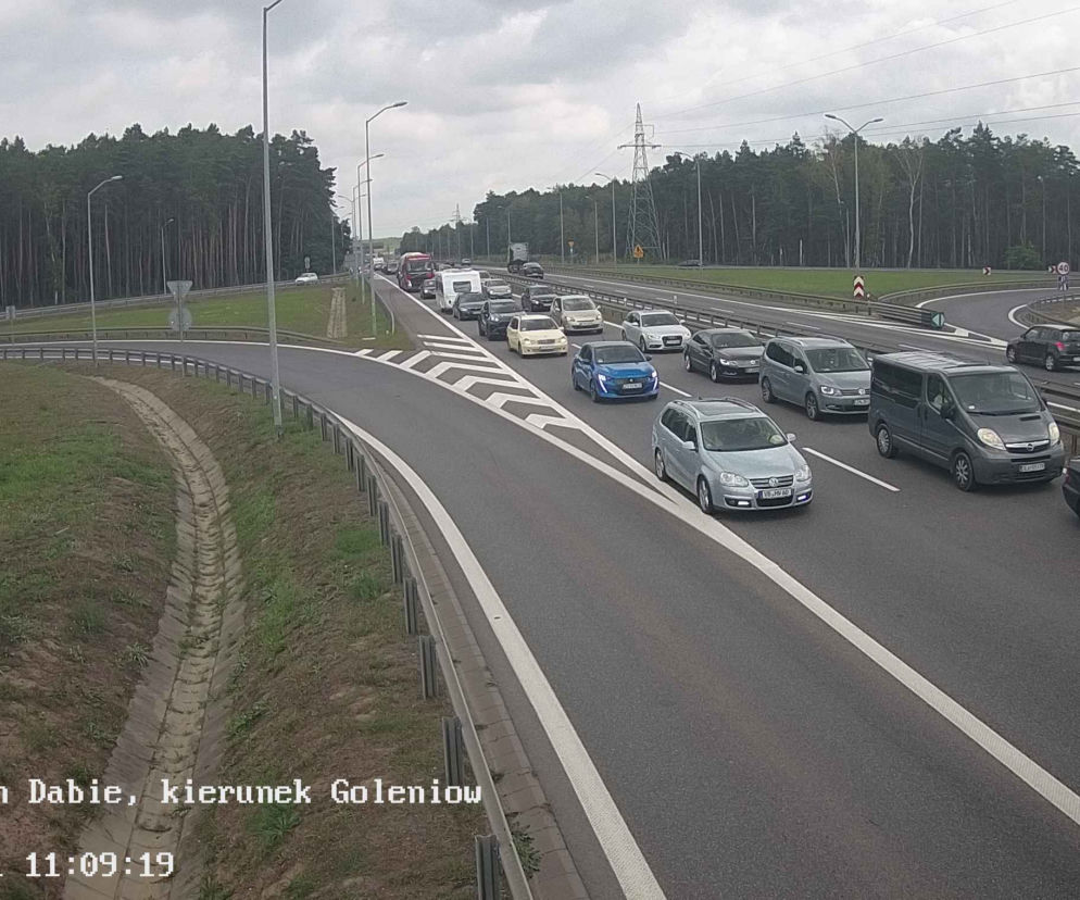 Ogromne korki na autostradzie A6