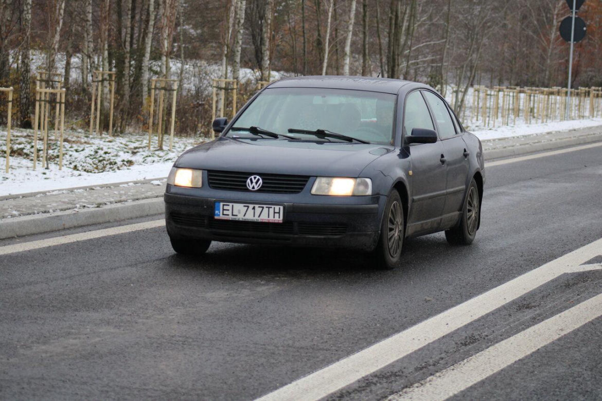 Przejechali nowym odcinkiem Trasy Górna