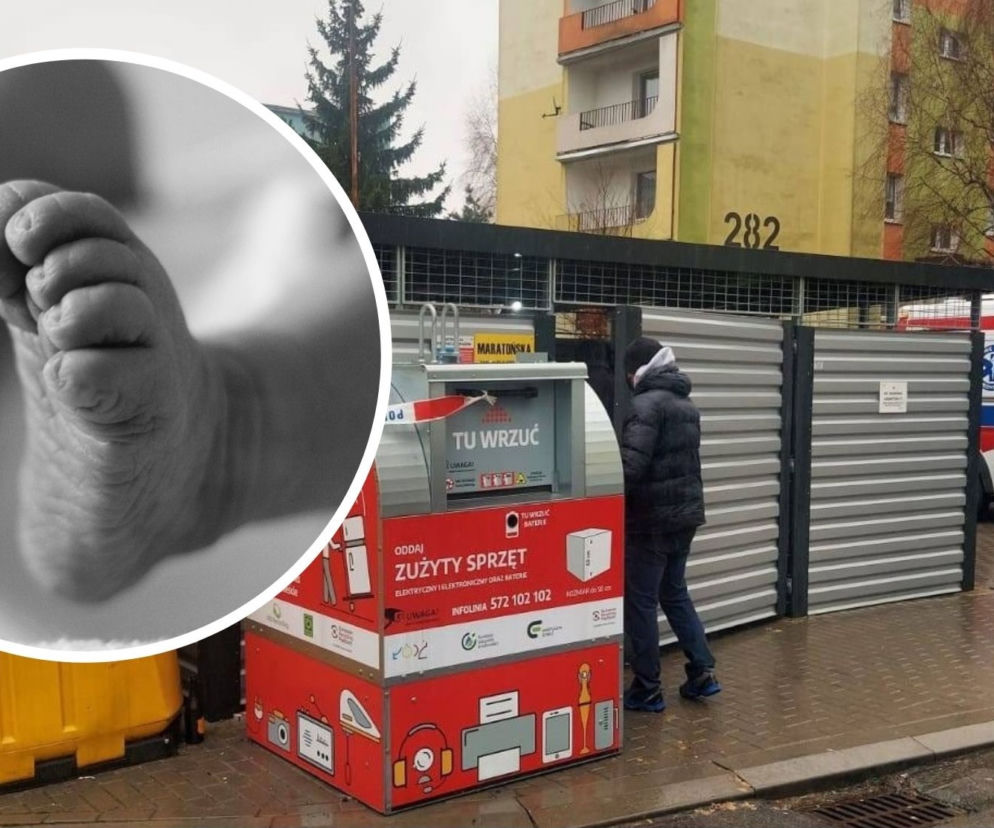 Ciało noworodka leżało na śmietniku w żółtej reklamówce. Wstrząsające szczegóły horroru w Łodzi