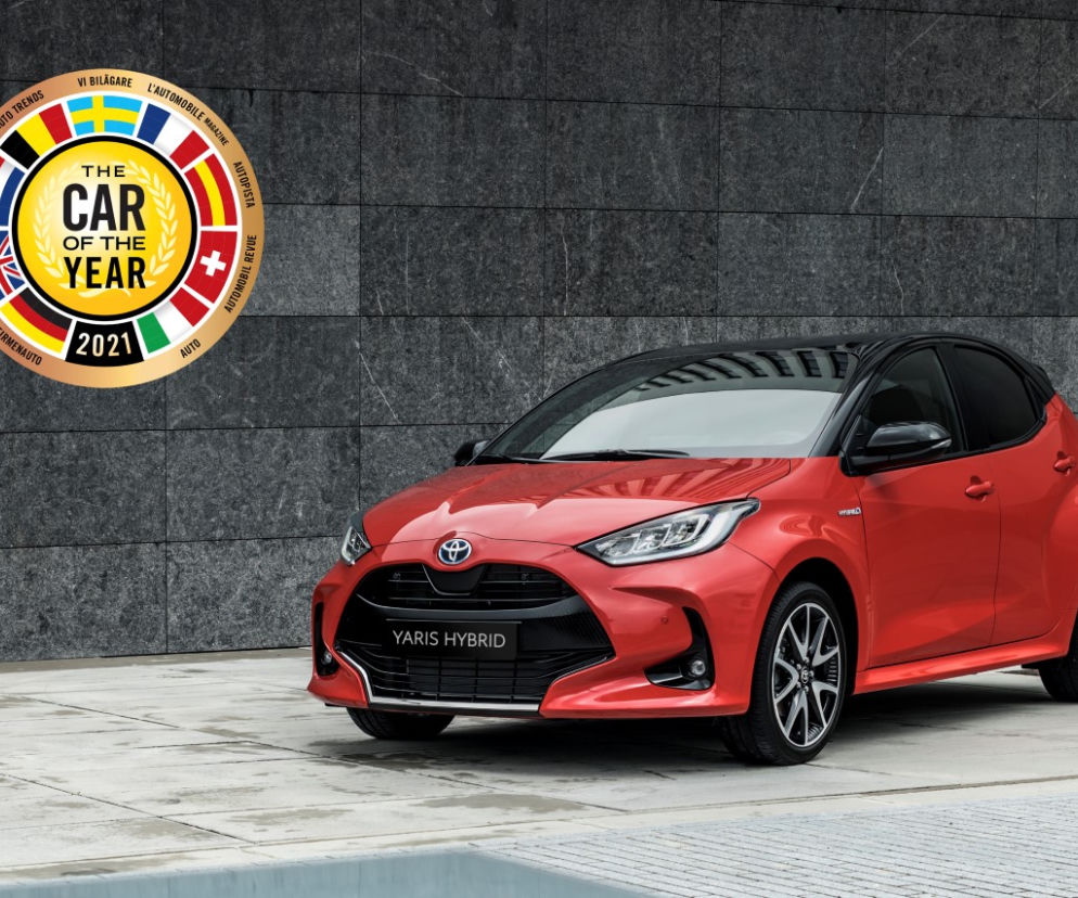 Nowa Toyota Yaris zdobywa tytuł Europejskiego Samochodu roku 2021