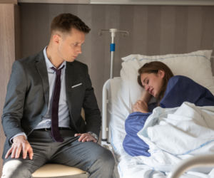 Na Wspólnej odc. 2962. Darek Żbik (Michał Mikołajczak), Aneta (Dorota Krempa)