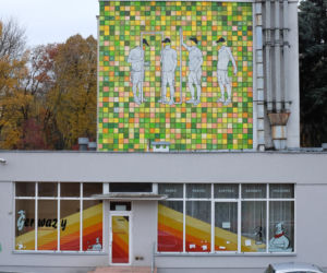 Mural przy ul. Grażyny