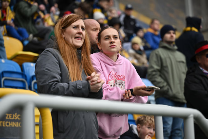 Arka Gdynia - Widzew Łódź: Zdjęcia kibiców i zawodników z meczu 25. kolejki PKO BP Ekstraklasy