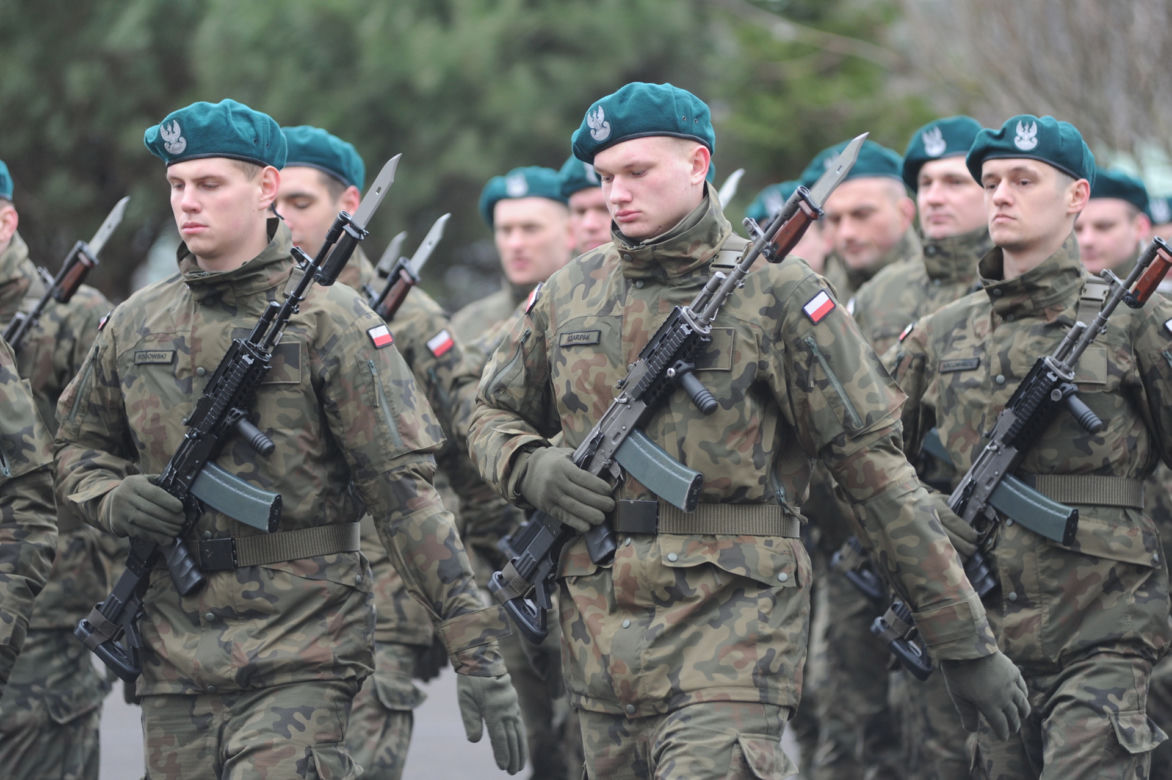 Ochotnicy złożyli przysięgę wojskową