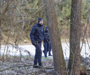 Wiktorek wpadł z mamą do stawu