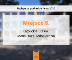 Perspektywy 2020. Najlepsze licea w Białymstoku