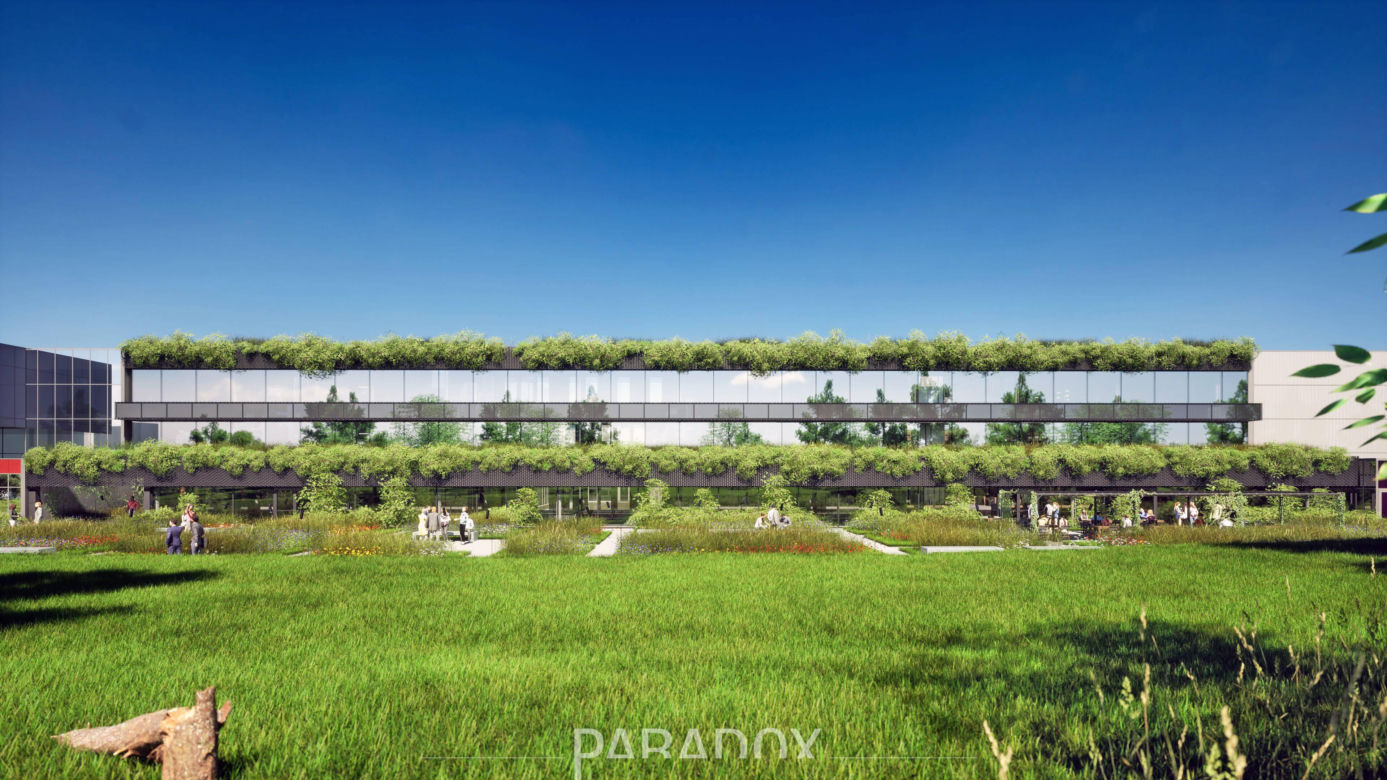 Wizualizacja projektu Tyskiego HUBu Zielonej Gospodarki