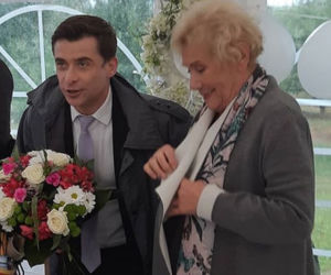 M jak miłość po wakacjach 2018. Marek (Kacper Kuszewski), Barbara (Teresa Lipowska)