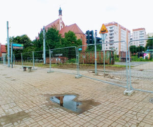 Przebudowa torowisk przy Moście Długim - początek prac