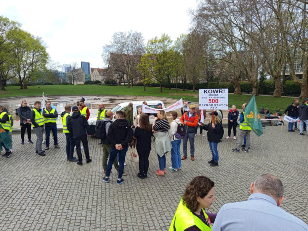 Protest rolników w Poznaniu. 14.04