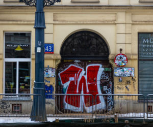 Graffiti w centrum Warszawy w 2026 r.