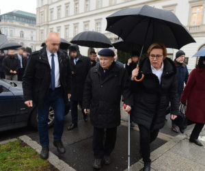 Kaczyński modlił się za brata