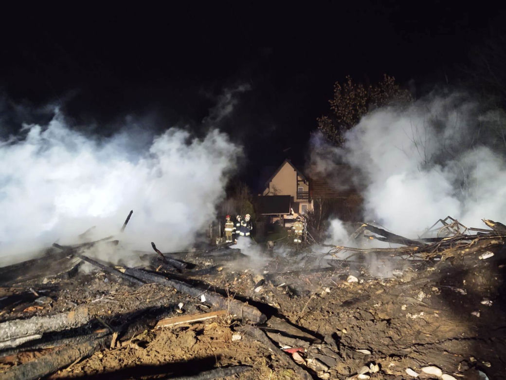 Barcice. Pozostawił po sobie tylko zgliszcza. 46-letni podpalacz zatrzymany