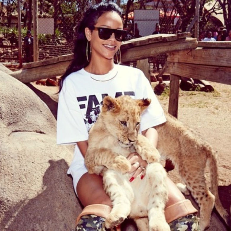 Rihanna w Afryce