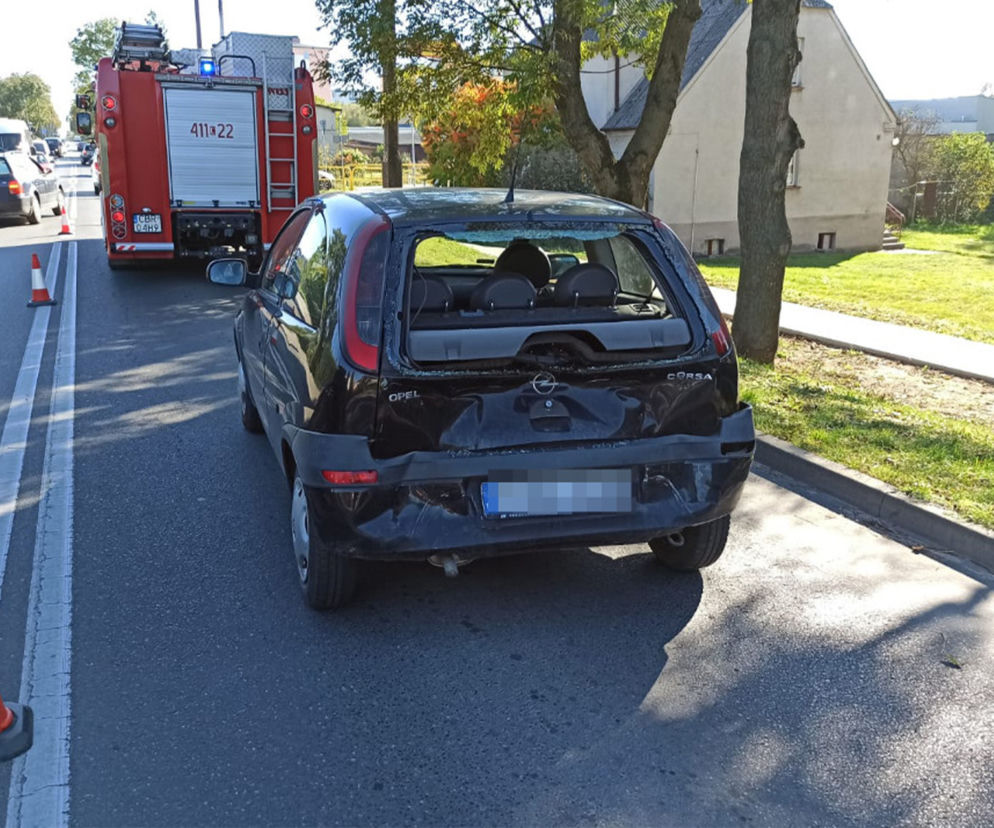 Pijany kierowca nie patrzył przed siebie