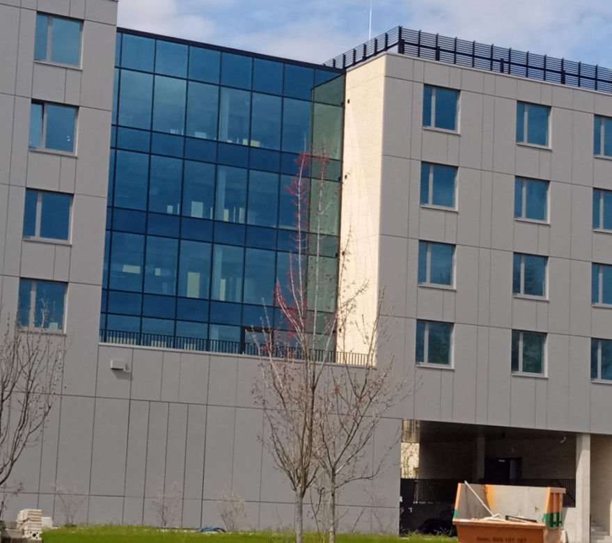Nowy akademik na Morasku na ukończeniu