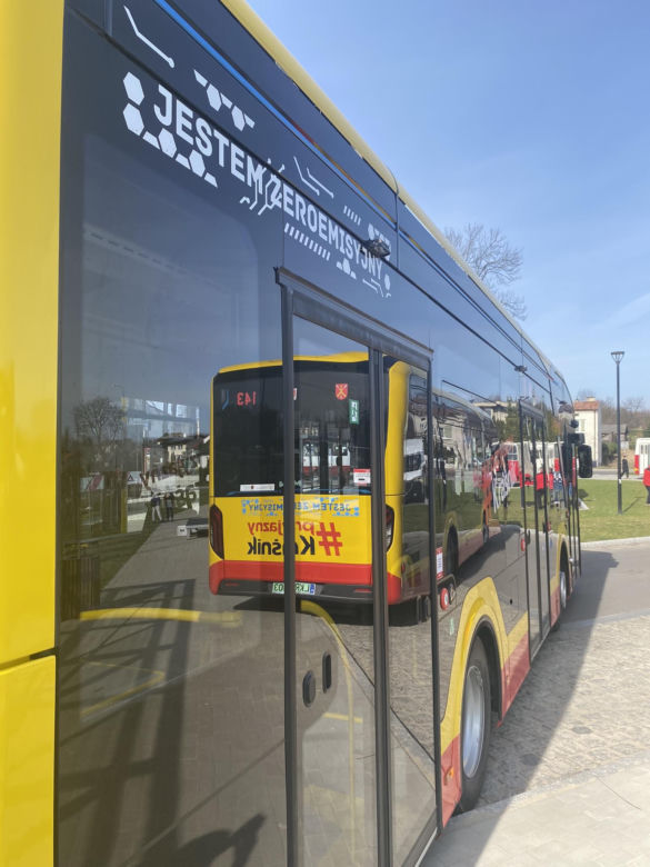 Prezentacja elektrycznych autobusów w Kraśniku