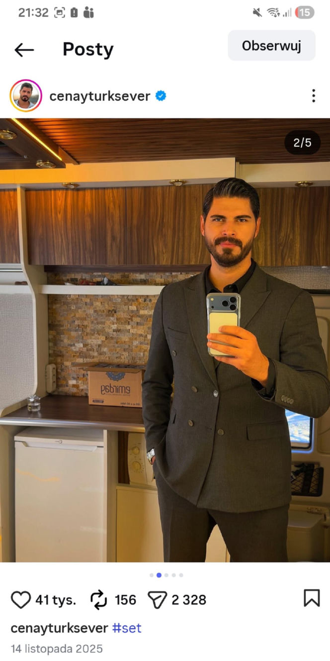 Cenay Turksever prywatnie - Cihan z serialu "Panna młoda"