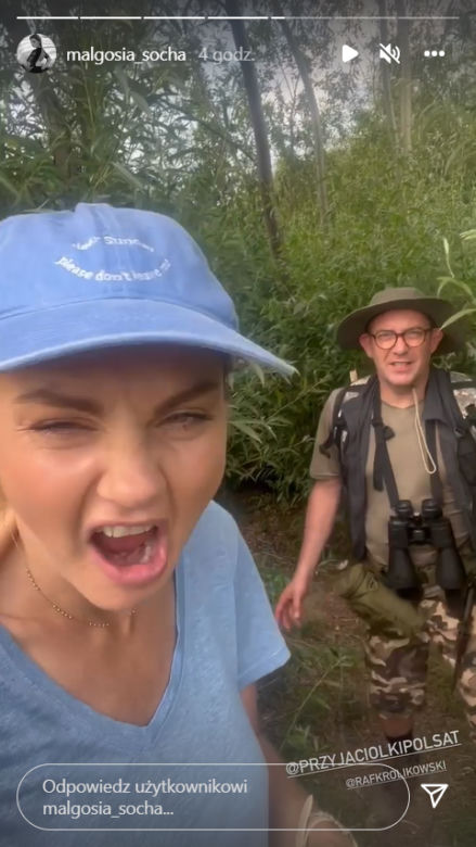 Przyjaciółki po wakacjach 2022: Inga (Małgorzata Socha), Rafał (Rafał Królikowski)