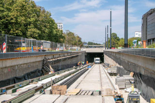 Tunel tramwajowy pod Dworcem Zachodnim coraz bliżej. Prace postępują