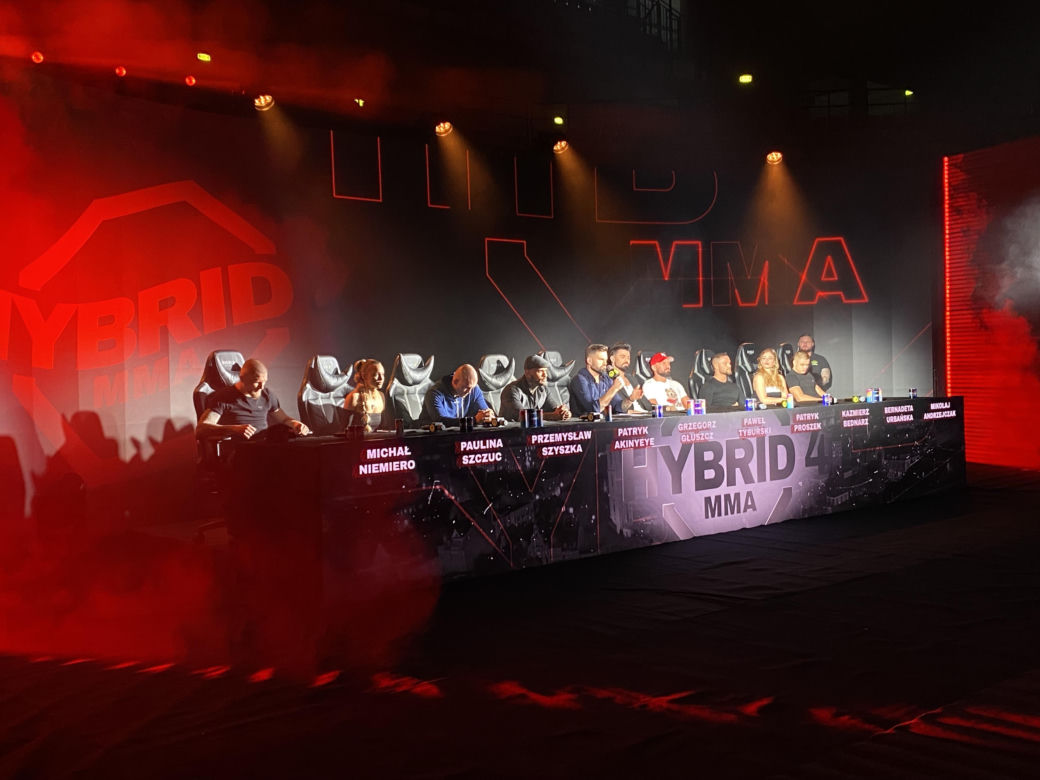 Konferencja w przed galą Hybrid MMA 4  w Zielonej Górze