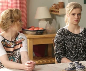 M jak miłość odc. 1233. Ewa (Dominika Kluźniak), Natalka (Marcjanna Lelek)