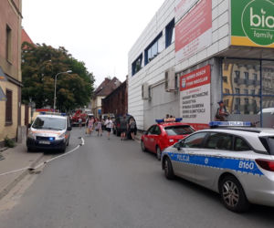 Pożar w centrum Wrocławia. Koparka uszkodziła gazociąg