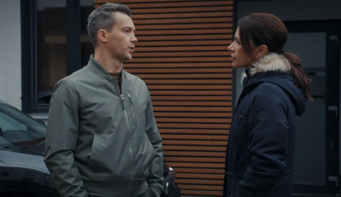 M jak miłość odc. 1924. Jakub Karski (Krzysztof Kwiatkowski), Martyna (Magdalena Turczeniewicz)