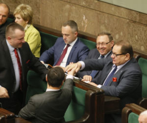 Sejm gratuluje Kaliszowi syna