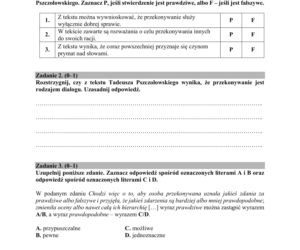 ARKUSZE CKE - Matura j.polski - poziom podstawowy 8.06.2020