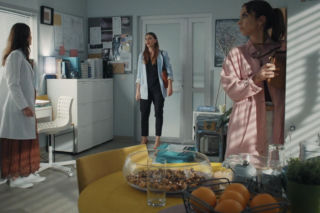 M jak miłość, odcinek 1904. Aneta (Ilona Janyst), Kasia (Paulina Lasota), Anka (Katarzyna Russ)