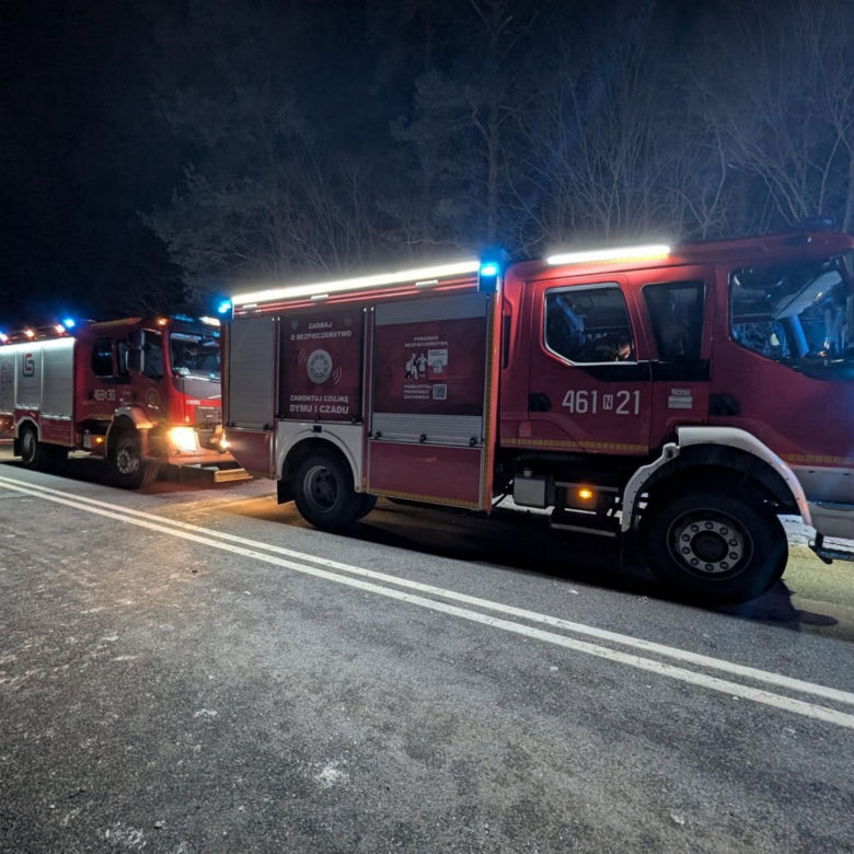 Wypadek pod Iławą, sześć osób w szpitalu