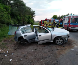 Wypadek pod Płockiem - Marychnów, gmina Staroźreby