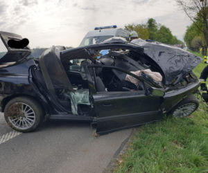 Dramatyczna podróż na I komunię świętą. Paskudny wypadek pod Strzelcami Opolskimi