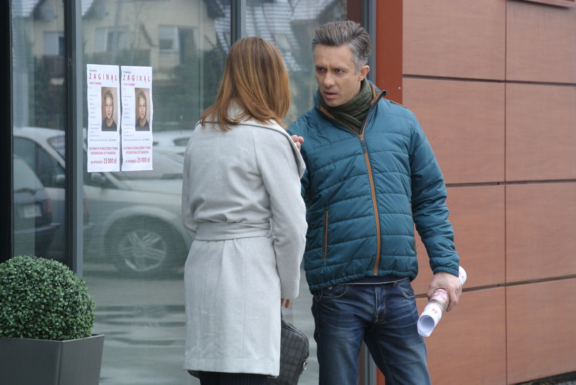 Pierwsza miłość. Tola (Anna Gzyra) Artur (Łukasz Płoszajski)