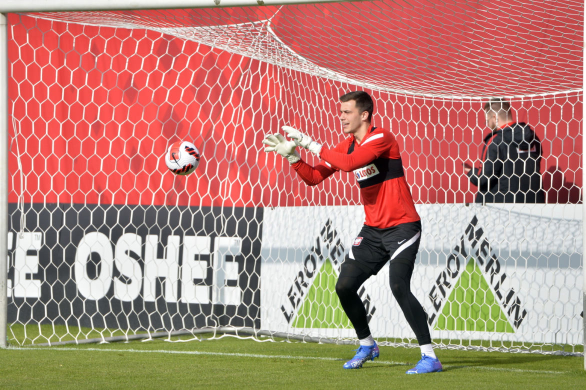 Trening reprezentacji na stadionie Legii