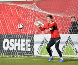 Trening reprezentacji na stadionie Legii