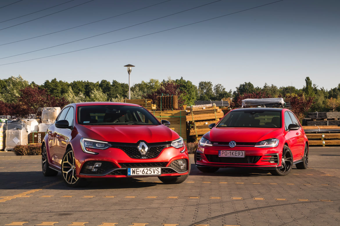 Renault Megane R.S. Trophy 1.8 TCe 300 KM EDC vs. Volkswagen Golf GTI TCR 2.0 TSI 290 KM DSG7