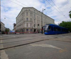 Kraków: Zobacz jak postępują prace przy przebudowie ulicy Krakowskiej