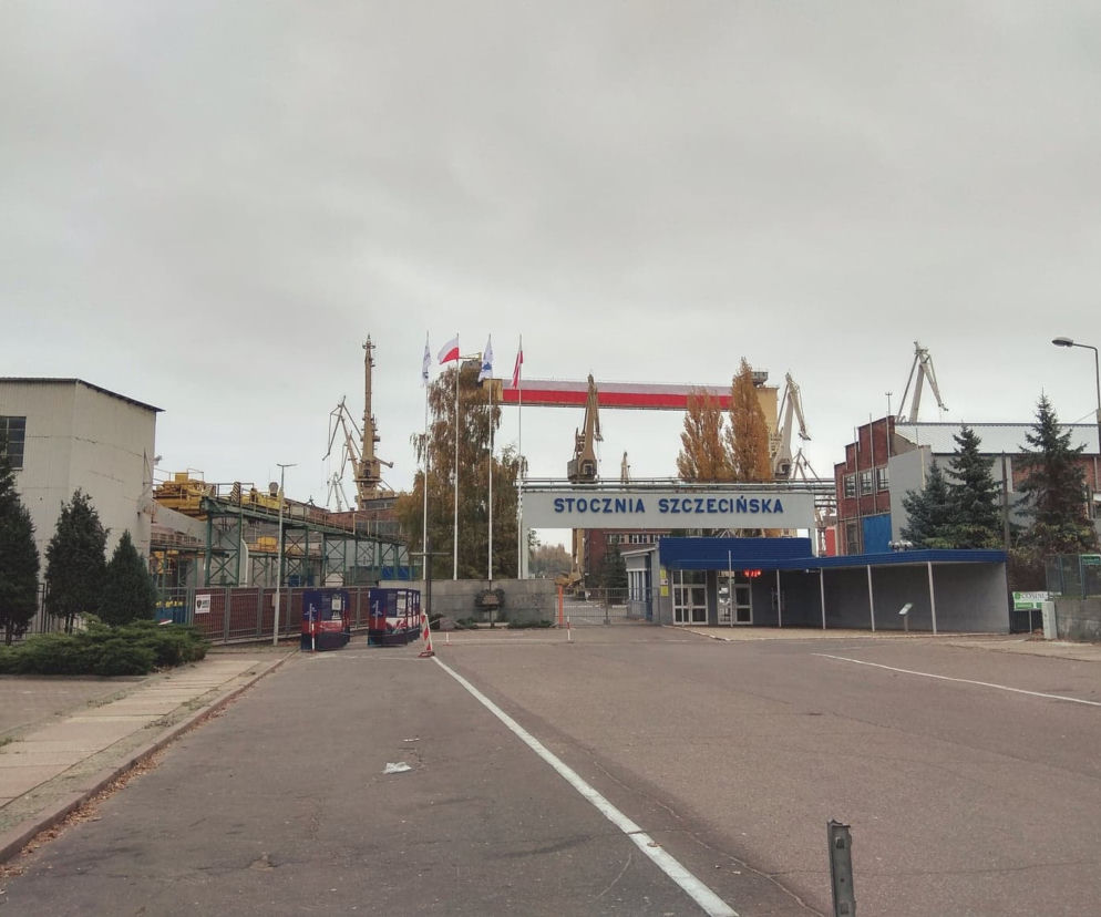 Flaga na Stoczni