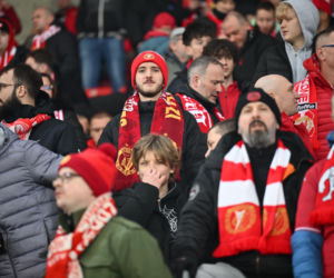 Widzew Łódź - Lech Poznań: Zdjęcia kibiców i zawodników z meczu 24. kolejki PKO BP Ekstraklasy