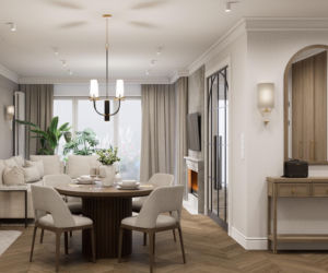 Kaszmirowe mieszkanie w gdańsku - projekt Renata Michałowicz