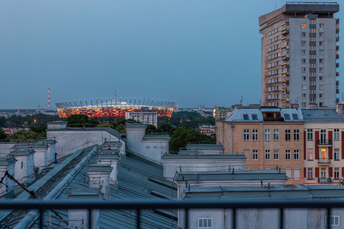 Widok na Stadion Narodowy