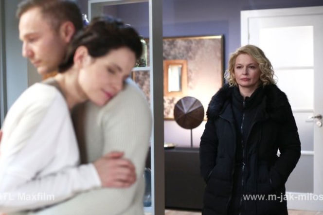 M jak miłość odc. 1138. Sonia (Marta Król), Andrzej Budzyński (Krystian Wieczorek), Marta (Dominika Ostałowska)