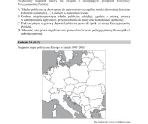 Matura: WOS. Zadania z 2018 ROKU,  akusze CKE