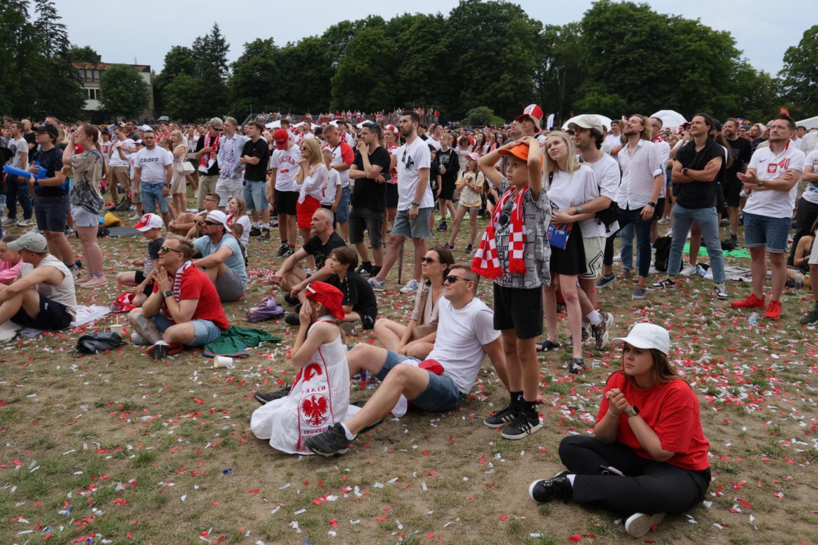 Warszawska Strefa Kibica na Euro 2024 - mecz Polska-Holandia
