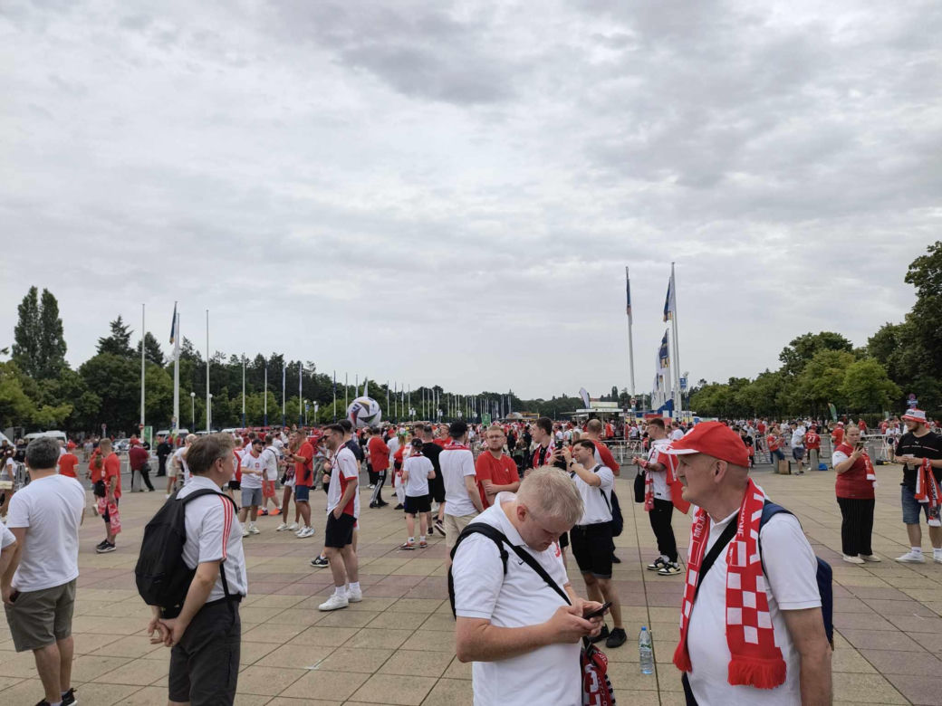 Euro 2024. Kibice przed meczem Polska - Austria w Berlinie