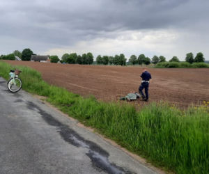 Policjant z grupy SPEED rowerem dogonił motocyklistę. Zobacz NAGRANIE!